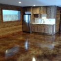 Kitchenette area in equestrian building.