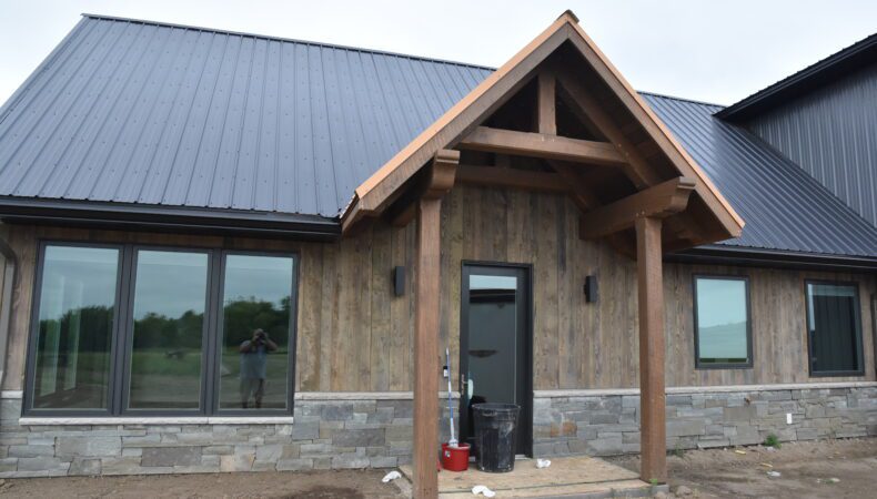 Front entrance of home