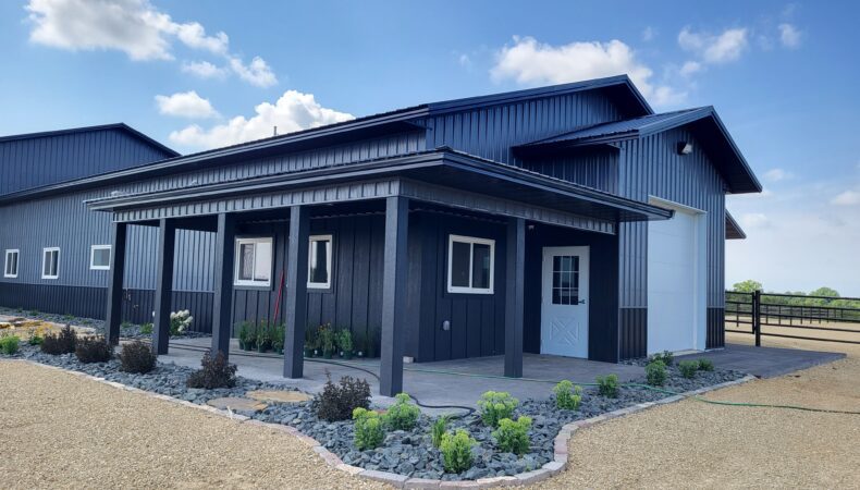 Front entrance of residential area