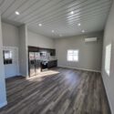 Kitchen area of interior.