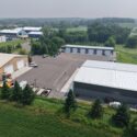 Aerial view of property