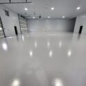Bright storage/vehicle garage area