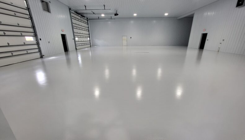 Bright storage/vehicle garage area