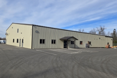 Exterior of building from parking lot.