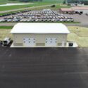 Smaller vehicle storage building with 2 garage doors.