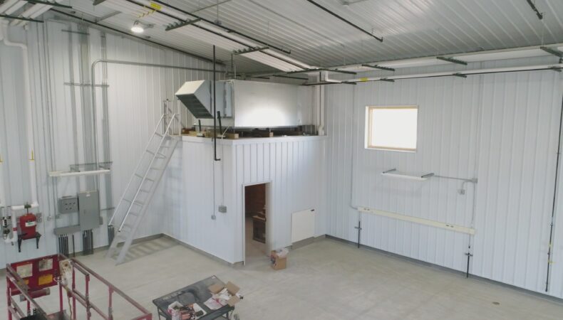 Interior of MnDOT Courtland Truck Station