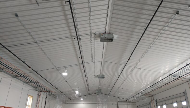 Ceiling of garage.