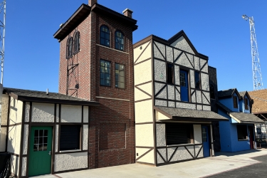 NYT Concessions that look like historical buildings in a row.