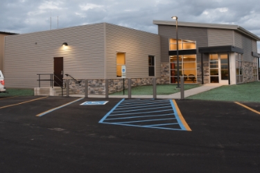 Entrance of Watford City Airport