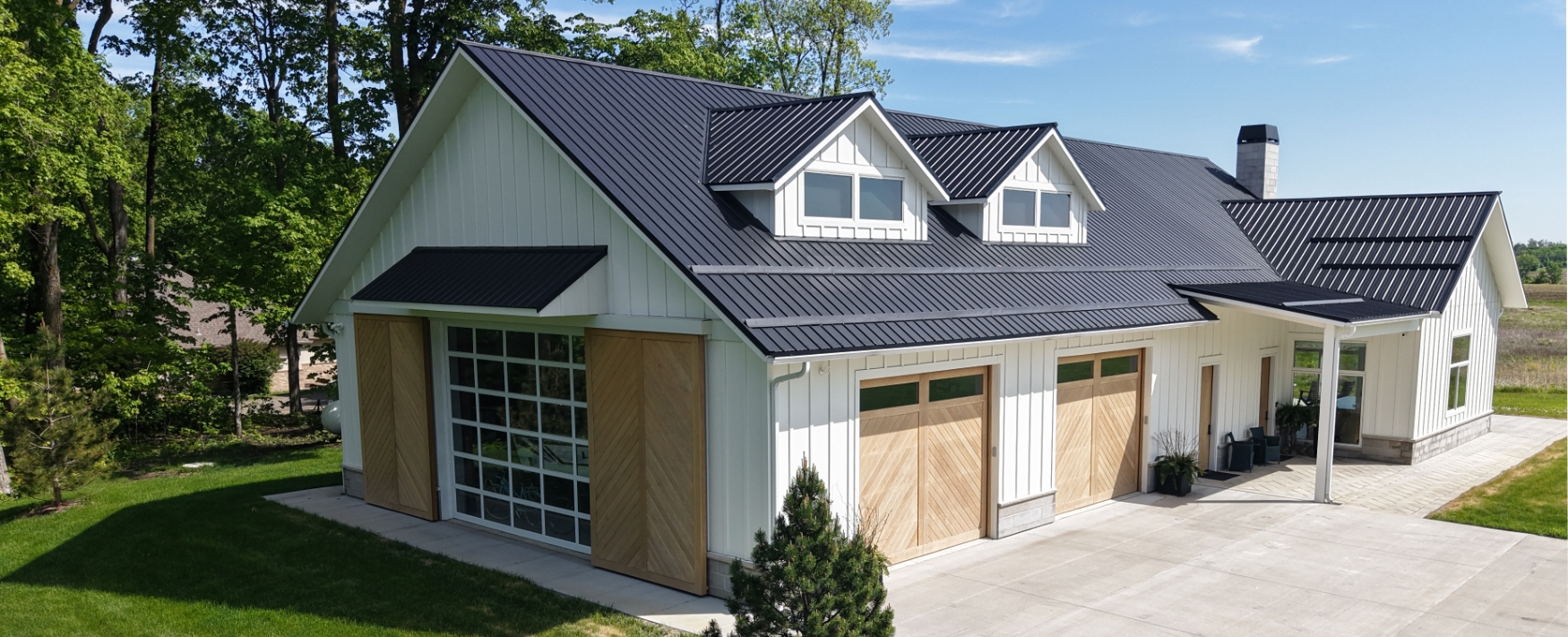 Modern post-frame home